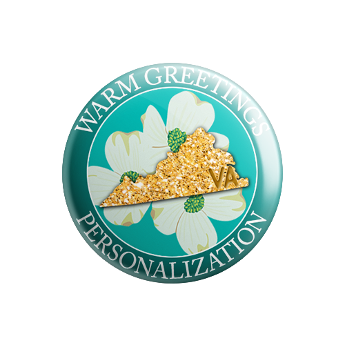 Personalized - Warm Greetings - State Flower