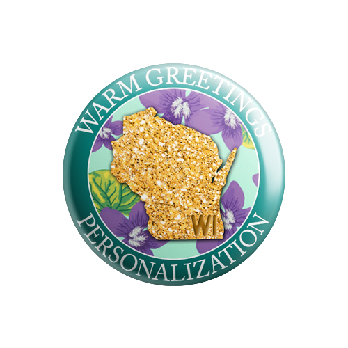 Personalized - Warm Greetings - State Flower