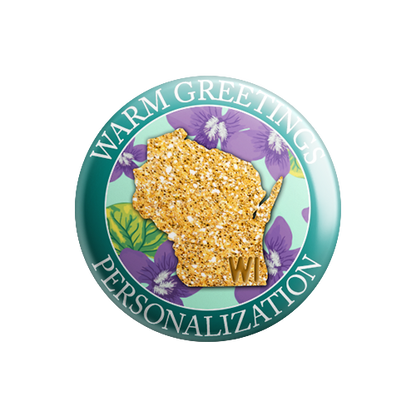 Personalized - Warm Greetings - State Flower