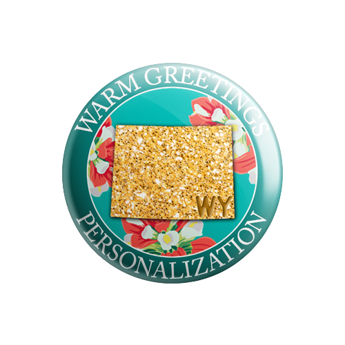 Personalized - Warm Greetings - State Flower