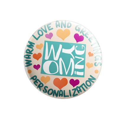 Personalized - Warm Love and Greetings - State Typography